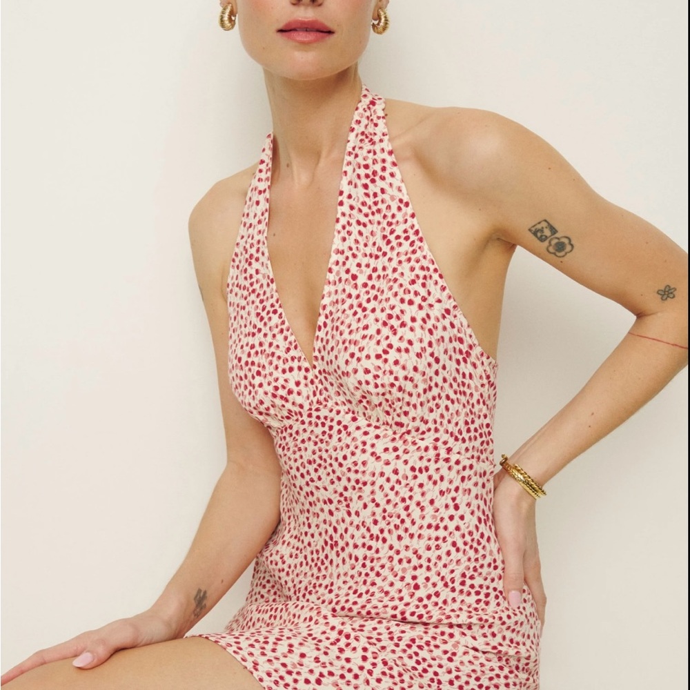 Reformation halter neck dress - Delanie Dress